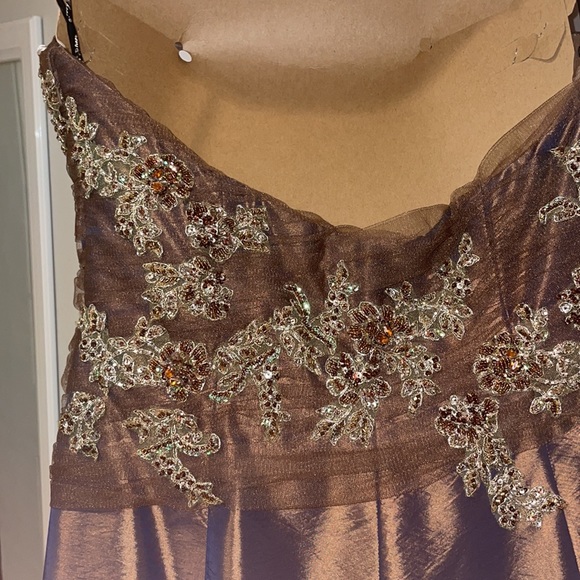 Mon Cheri Brown Ball Gown - Picture 6 of 8